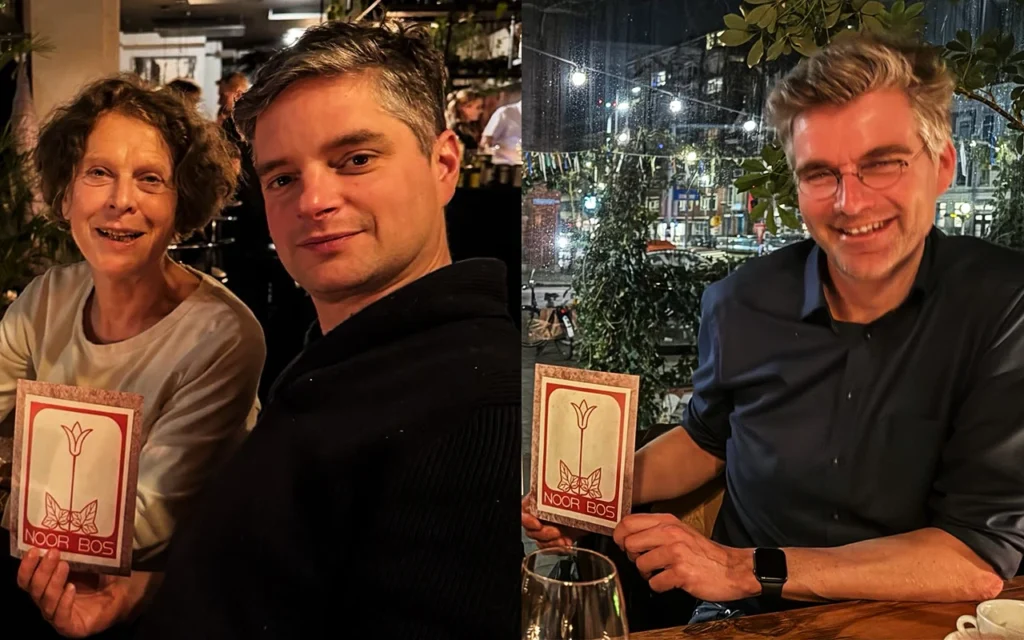 Nieuwe bestuursleden: Abe Veenstra en Rens Wijnakker.
